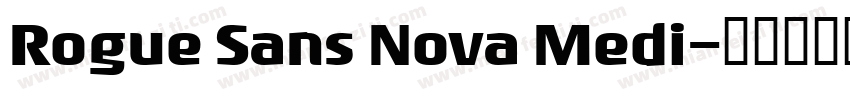 Rogue Sans Nova Medi字体转换